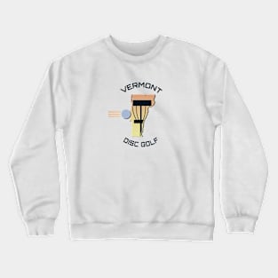 Vermont Disc Golf - State Shape Light Crewneck Sweatshirt